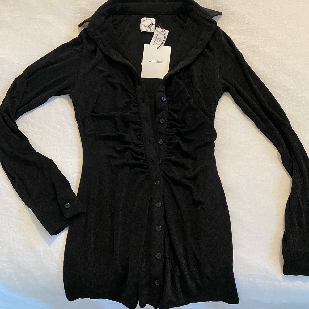With Jean Andy Dress - Black - XS